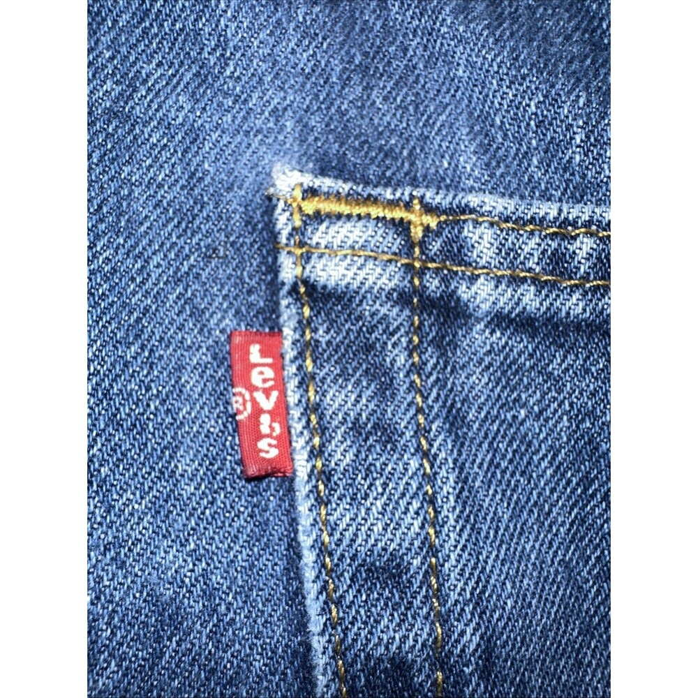 501 Original Fit Jeans Button Fly Medium Wash W34 L30 - Picture 3 of 15